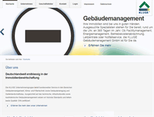 Tablet Screenshot of kluge-unternehmensgruppe.de
